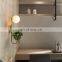 Nordic LED Wall Lamps Living Room Background Post Bedroom Bedside Modern Glass Ball Plant LED Wall Lights