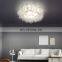 New Design Slice Shape White And Brass Finish For Living Room Decoration Iron Pendant Lamp