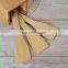 Kitchen Biodegradable Nonstick Pot Premium Bamboo Flattop Spatula With Bamboo Handle