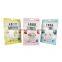 Custom standing zipper  eight side sealing food packaging bag for freeze-dried yellow peach strawberry yogurt cubes