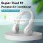 Xiaomi Hanging Neck Fan Portable Cooling Fan USB Leafless 360 Degree Neckband Fan 78 Surround Air Outlets 4000Mah Rechargeable