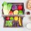 2-Tier Wood Countertop Fruit Basket For Kitchen Food Storage