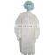 Hot Selling Adult Size Yellow/Blue Color Disposable lab coat