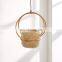 100% Eco-friendly Rattan Hanging Planter Pot multifunction Plant Holder Unique Wicker Flower Pot Holder Decoration Wholesale
