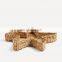 Unique Star Shaped Water Hyacinth Tray basket Boho woven serving tray Wicker basket set Cheap Wholesale