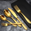 Creative Western Tableware Silver Plated Hammered Flatware Knife Spoons Fork Stainless Steel Factory