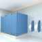 Hotel Washroom HPL Board Economic Grade Toilet Cubicle Design