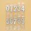 Smokeless Gold Number Candles 0-9, Wholesale Decor for Graduation & Party Cakes