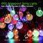 100LEDs 10M Solar Bubble Ball String Lights - Waterproof for Wedding Christmas Outdoor Garden Decor