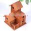 new unfinished wooden bird villa cage bird house wholesale