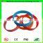 Adverting Colorful Segmented Colors Custom Hand Bracelet Silicon