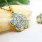 Jewelry Factory Wholesale Women Jewelry Earrings Colored Rhinestone Jewelry Set