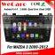 Wecaro in dash touch screen Android 4.4.4 car gps navigation system for mazda 3 new with android dvd player 2009 2010 2011 2012