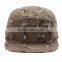 100% Arcylic Flat Brim 5 Panel Camo Military Snapback Cap Wholesale