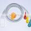 Unicare ECG professional AHA Standard M1673A ECG cable 3 leadwires