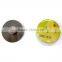Custom printed logo metal circle magnet lapel pin