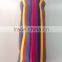 Osini colorful custom Mixed Colors Cosmetic Bag Navy Strip cylindrical Pencil Bag