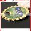 PVC Printing Logo Customize Coaster With Beer Opener And Fridge Magnet Fuction