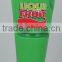 Custom Party suppluy cup with straw/Lumo Tumbler 500ml Blow Moulded Wrap Around Straw Dayglo Green