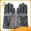 Ladies fashion leather gloves short style leather gloves with diamond