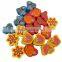 Wholesale Wooden Animal Beads Kids Assembling Plants Shape Beads- Animals and Plants Beads