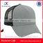 custom black and gray baseball hat 5 panel adjustable mesh back trucker cap for men                        
                                                Quality Choice