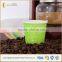 Disposable cardboard single wall paper cups with lids
