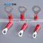 RV Series insulated copper Cable Lug ring Terminal for wiring harness
