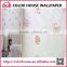 girl bedroom floral wallpaper interior decoration 3D design