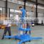 Single mast aluminum alloy lift work platforms / portable lift table