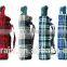 Yo rain Popular pongee Custom plaid automatic open plaid rain umbrella