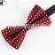 black dot design bow tie with cheap price for suit