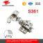 Stainless steel 35mm cup two way concealed hinge cabinet hinge