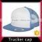 Black white foam mesh snapback trucker cap
