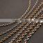 Sterling Silver 925 Cable CHAIN "Rolo" 14ct Rose gold plated