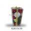Rose Potpourri And Dried Flower In Glass Vase