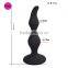 Silicone anal beeds plug with sucker sex toys F020