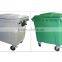 NEW large hdpe 1100l plastic container for garbage with wheels