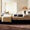 Bed set modern design oak furniture