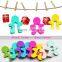 Colorful Soft Non-toxic Food Grade Silicone Baby Banana Teether