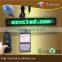 Favorable green led display board programmable Bluetooth App software brightness adjustable LED car sign