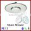 ABS led music shower head from China