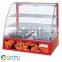 Curved glass food warmer for catering with 3 layers samll hot food display warmers (SUNRRY SY-WD2A)