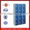 multi-door cheap steel storage locker cabinet with lock optional