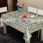The new tablecloth lace tablecloth borders PVC wrinkling sparkling