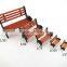 latest new bench, model park chair, plastic chair in model building , scale model building , architecture model materails