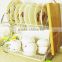 Mutil-functional kitchenware 2015 best selling kitchen dish rack ,with utensil holder and glass holder,single plastic tray