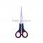 New style office scissors black rubbber handle razor household scissor