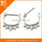 nose ring piercing body jewelry fashion septum piercing rings with charming zircons