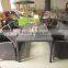 Aluminum Outdoor Furniture Comfortable Leisure Rattan Wicker Table Chairs Dining Set YPS003